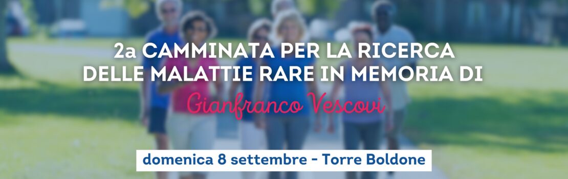 2a camminata per la ricerca delle malattie rare a Torre Boldone