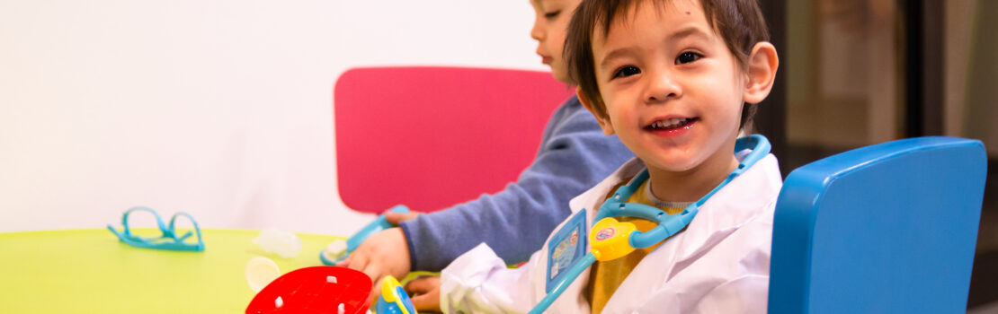 Prima visita dal dentista per bambini